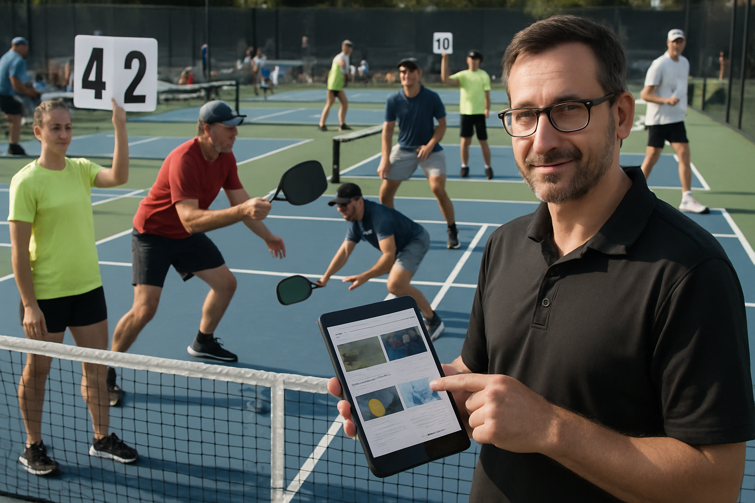 Organiser un tournoi de pickleball gratuitement : le guide complet